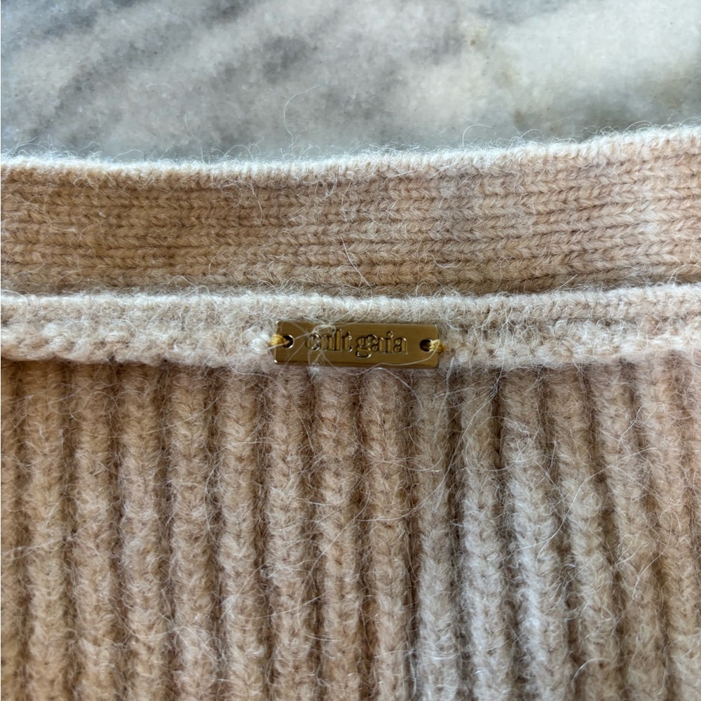 Cult Gaia Tully Wrap Belted Sweater Sz XS #0785 - Picture 5 of 8